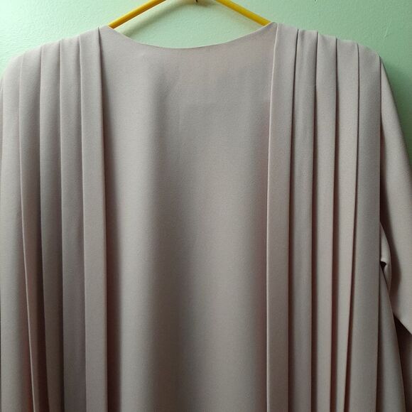 Vintage Jack Bryan Cape Like Pleated Midi Dress size 8 - Picture 6 of 13
